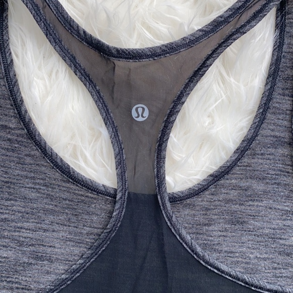 Lululemon | Gray Mesh Back Tank Top - Picture 12 of 14